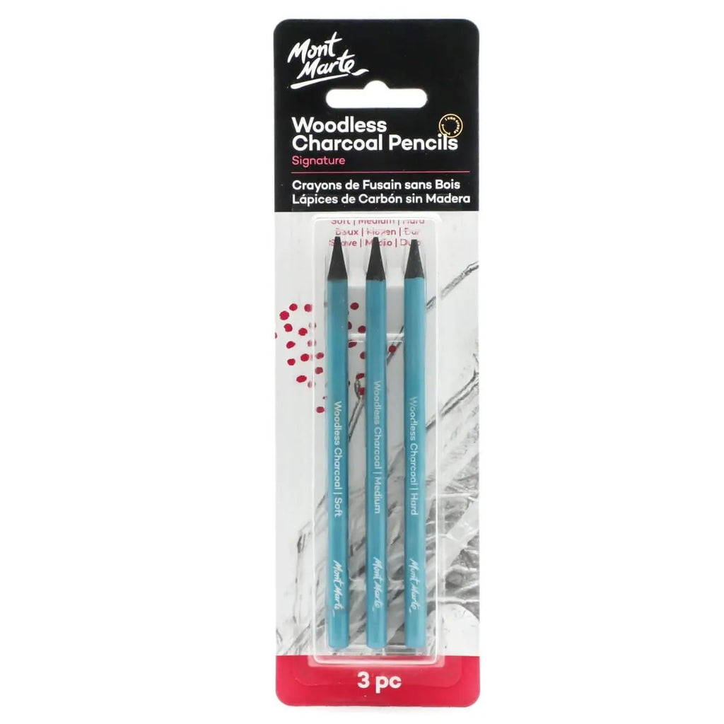 Woodless Charcoal Pencils (3pc) – Harepin Creative